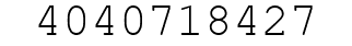 Number 4040718427.