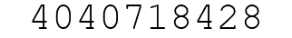 Number 4040718428.