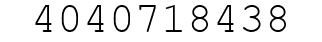 Number 4040718438.