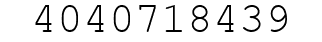 Number 4040718439.
