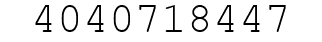 Number 4040718447.