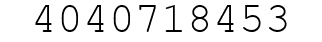 Number 4040718453.