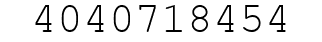 Number 4040718454.