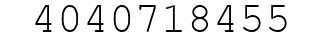 Number 4040718455.