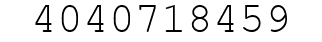 Number 4040718459.