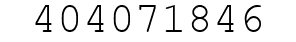 Number 404071846.