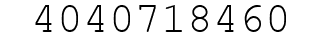 Number 4040718460.