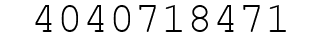 Number 4040718471.