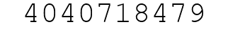 Number 4040718479.
