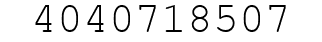 Number 4040718507.