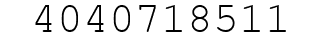 Number 4040718511.