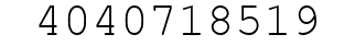 Number 4040718519.