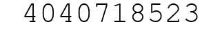 Number 4040718523.
