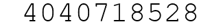 Number 4040718528.