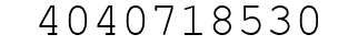 Number 4040718530.