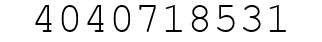 Number 4040718531.
