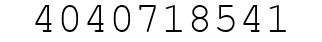 Number 4040718541.
