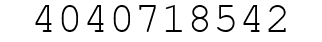 Number 4040718542.