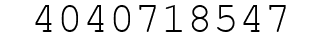 Number 4040718547.