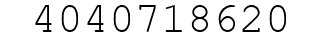 Number 4040718620.