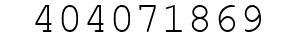 Number 404071869.