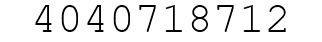 Number 4040718712.