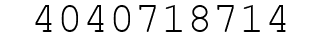 Number 4040718714.