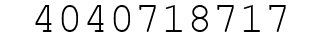 Number 4040718717.