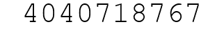 Number 4040718767.