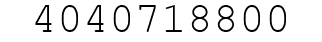 Number 4040718800.