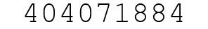 Number 404071884.