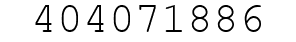 Number 404071886.