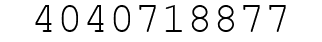 Number 4040718877.