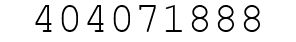 Number 404071888.