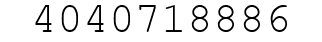 Number 4040718886.