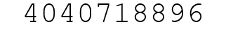 Number 4040718896.