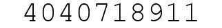 Number 4040718911.