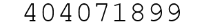 Number 404071899.