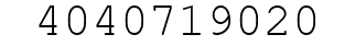 Number 4040719020.