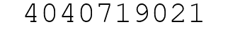 Number 4040719021.