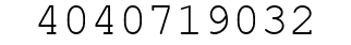 Number 4040719032.