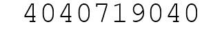Number 4040719040.