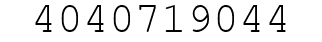 Number 4040719044.