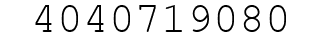 Number 4040719080.