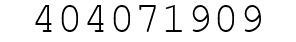 Number 404071909.