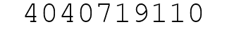 Number 4040719110.