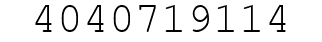 Number 4040719114.