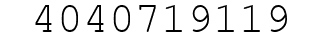 Number 4040719119.