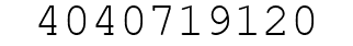Number 4040719120.