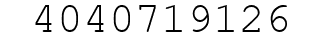 Number 4040719126.
